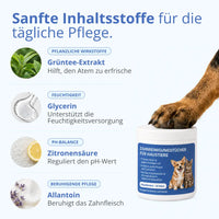 Zahnpflegetücher gegen Zahnstein für Hunde