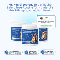 Zahnpflegetücher gegen Zahnstein für Hunde