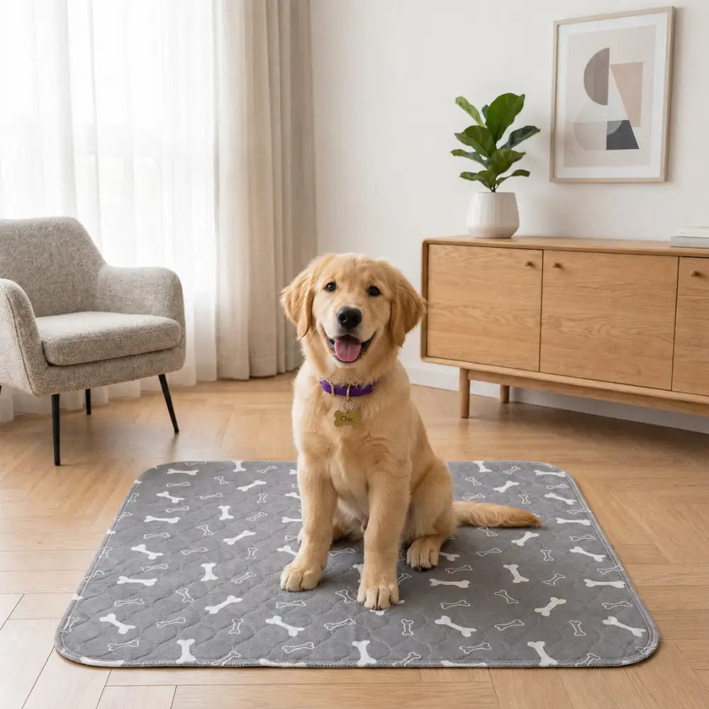 Saugfähige, waschbare Hygienematte für Hunde und Welpen