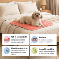 Saugfähige, waschbare Hygienematte für Hunde und Welpen