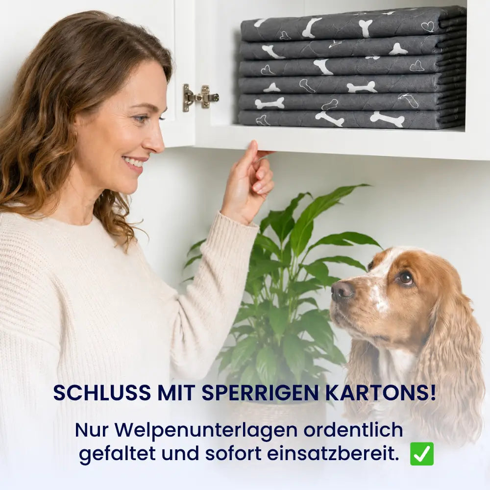 Saugfähige, waschbare Hygienematte für Hunde und Welpen